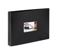 Viquel - ART'BINDER CREATIV'GALLERY A4 Rigid Binder - Landscape Format Binder for A4 Punched Pockets - 2 Hole Punched