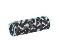 Viquel - Blue Camo Children's Pencil case - Camouflage Pencil case Made of Resistant 300D Nylon Material - 1 Compartment - Zip Closure - 22 x 7 x 7 cm - Blue