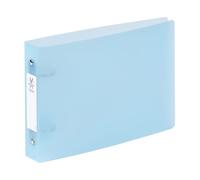 Viquel - Bristol Index Folder with Identification Labels - 2 Rings - A5 Size (25x16.5cm) - Blue