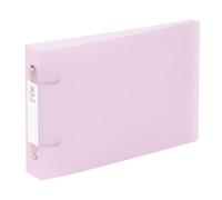 Viquel - Bristol Index Folder with Identification Labels - 2 Rings - A5 Size (25x16.5cm) - Pink