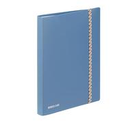 VIQUEL - Business Class A4 120 View Display Book - Strong Plastic Document Protector - 60 Pockets - Ideal for Office or Home - Blue