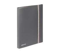 VIQUEL - Business Class A4 120 View Display Book - Strong Plastic Document Protector - 60 Pockets - Ideal for Office or Home - Grey