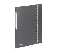 Viquel - Business Class A4 3-Flap Folder - Strong and Durable File Pocket with Elastic Closure - Grey - Ideal for Office and School