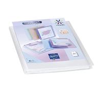 Viquel - Customisable Document Cover - A4 Format Binding - 120 Views (60 Pockets) Propysoft - Transparent and Smooth Pockets - Translucent colourless