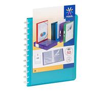 Viquel - Geode A4 Size A4 Display Book with Removable Pockets 50 Views Blue