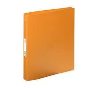 Viquel - Large Flexible Binder 24 x 32 cm Made of Recycled Essential Plastic - Label on The Back - Made in France - Orange
