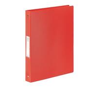 Viquel - Maxi FEEL'EASY A4 Flexible Binder - 4 Rings - Spine 4 cm - for A4 documents - Made of Durable Plastic - ID Label on Spine - Red