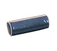 Viquel - Starlight Children's Pencil Case - Glitter Pencil Case - 1 Compartment - Round Shape - 22 x 7 x 7 cm - Midnight Blue