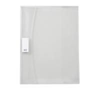 Viquel Strong 24x32cm Transparent Plastic Notebook Cover , Reinforced Back, Flaps & Bookmarks