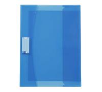 Viquel Strong Cover - 17 x 22 cm Blue Plastic Notebook Cover - Premium Quality - Reinforced Spine - Bookmark Flaps