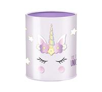 Viquel - Unicorn Metal Pencil Holder - Desk Pencil Holder for Kids - Purple
