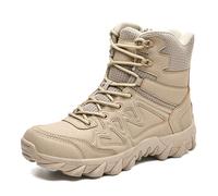 VIQUTRG All Terrain Shoes,Lightweight Military Boots Breathable Desert Boots,Waterproof Hiking Work Boots, Men's Tactical Boots,for Hiking, Hunting, Working, Walking, Climbing,sand,45