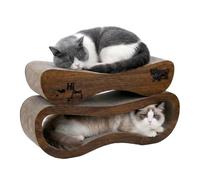 Viraagyiyou Cat Scratcher, 2 in 1 Cat Scratching Board, Cat Cardboard, Scratch Lounger for Cats as Beds & Furniture, Large, 27.44 x 9.06 x 9.06 inch