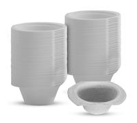 ViraCare 200 x Disposable Pulp Bowls | Vomit Bowls 1000ML | Odour Resistant & Leak-Proof | Eco-Friendly & Hygiene | Pulp Sick Bowl | (200 PCS)