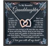 VIRAGIL To My Granddaughter Necklace, Gifts For Granddaughter From Grandma Grandpa, Granddaughter Necklace From Grandparents, Granddaughter Birthday, Necklace For Granddaughter on Christmas, Stainless