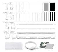 VIRAHYEM Invisible Ring Size Adjuster, 18Pcs Silicone Ring Tighteners & Gap Fillers for Loose Rings, Make Rings Smaller Without Resizing, Universal Fit for Men and Women