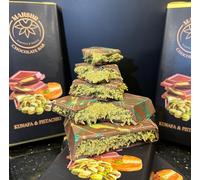 Viral DUBAI Chocolate | Medium Size 110g Chocolate Bar Pistachio Knafeh by MANSUR Est. 1891 | Note: Photos Show 190g Large Bar (Thicker with Extra Filling) - 110g Bar Has Less Filling