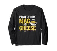 Viral Food Meme Powered by Mac & Cheese Long Sleeve T-Shirt