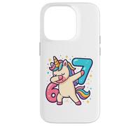 Viral Funny Six Seven 67 Number Trendy Meme Unicorn Dancing Case for iPhone 14 Pro