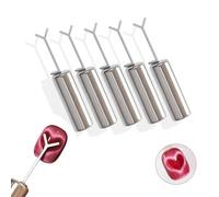 Viral Heart Magnet for Perfect Cat Eye Gel Polish - 5-Pack Magnetic Nail Art Tools with Y-Shaped Guide, Salon & Home Manicure Kit (5 Pack)