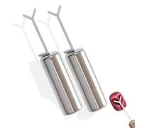 Viral Heart Magnet for Perfect Cat Eye Gel Polish - 5-Pack Magnetic Nail Art Tools with Y-Shaped Guide, Salon & Home Manicure Kit (2 Pack)