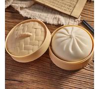 Viral Mystery Dumpling Squishy, Giant Glitter Dumpling, Mega Rainbow Dumplings Toy, Large Stress Relief Sensory Ball for Adults & Kids, Soft Squeeze Decompression Dough