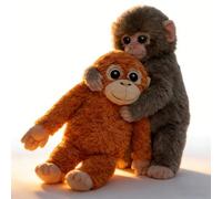 Viral Orangutan Plush Toys Set, Monkey Stuffed Animal, Soft and Huggable Orangutan Cuddle Companion, Cute Monkey Collectible Plush for Teens, Adults