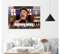VIRAL POSTERS Nigel Farage British Bosh A1 Poster Home Office Decorative Print 59.4x84.1cm
