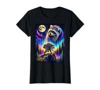 Viral Raccoon Jimothy Different is Beautiful Value Graphic T-Shirt, Women, Black, M