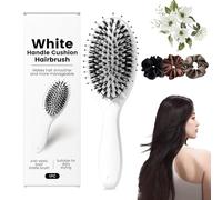 Viral World-Famous 5x Sold Out Paddle Brush - Smoother, Stronger, Shinier Hair-Boar Bristle Brush with Nylon Bristles and Microsphere Massaging Tips, Lightweight Viral Paddle,for All Hair Types (1PC)