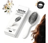 Viral World-Famous 5x Sold out Paddle Brush - Smoother, Stronger, Shinier Hair - Boar Bristle Brushes with Nylon Bristles and Microsphere Massaging Tips (1pcs)