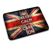 Virano Keep Calm 10002, Keep Calm And Carry On, Mouse Pad with Colourful Design Strong Anti-Slip Base For Optimum Support Compatible With All Mouse Types (Ball, Optical, Laser).