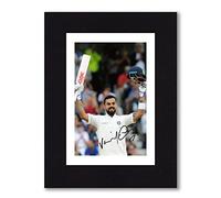 Virat Kohli - India Cricket Signed 8x6 Inch Mounted Photo Print - Pre Printed Signature - Autograph Memorabilia, Ready To Be Framed Wall Art, Artwork