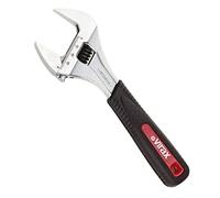 Virax Extra Wide Opening Adjustable Wrench with fine Jaws (Length Selectable)