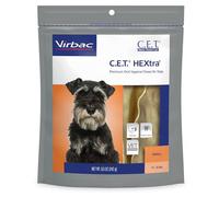 Virbac C.E.T. HEXtra Premium Oral Hygiene Chews for Dogs, 11-25 lbs, 8.5 Oz