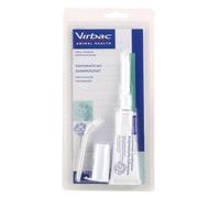 Virbac Toothpaste and Toothbrush Kit - Cats (Fish Flavour)