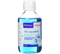 Virbac Dental Water Additive Vet Aquadent - Anti-Plaque Fresh Breath Unflavoured 250ml Dogs & Cats