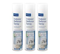 Virbac Indorex Defence Flea Spray for the Home | Long-Lasting 12-Month Protection Against Fleas and Dust Mites | 3 x 500ml Can