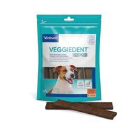Virbac Veggiedent FR3SH Dog Dental Chews - Dog Teeth Cleaning and Breath Freshening Treats for Small Size Breeds and Puppies 5-10kg - 15 Chews