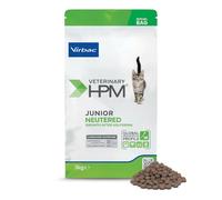 Virbac VETERINARY HPM Junior Neutered Dry Kitten Food | 3kg Bag