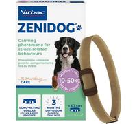 Virbac Zenidog Collar For Medium To Large Dogs Calming Pheromones 1 Collar Lasting Up To 3 Months Suitable For Dogs 10Kg 50Kg Neck