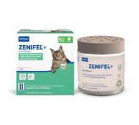 Virbac Zenifel Gel Diffuser for Managing Stress-Related Behaviors in Kittens & Cats - No Electricity Needed - Lasts Up to 2 Months - 1 Diffuser