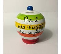 Virca Ceramic Money Bank - Don'T Touch My Money Per Il Mio Viaggio Da Sogno, H 18.5 cm