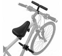 VIREAPORN Universal MTB Mountain Bike Child Carrier with Handlebars & Footrests, Front Mounted Kids Frame Ride Seat for Toddlers 2-5 Years (Max 40kg), Adjustable Secure Cycling Accessory Set