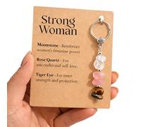 Virelle Crystal Keychain for Women - Motivational & Good Luck Charm, Divorce Gift for Women, Empowering Inspirational Jewelry, Stylish Keychain for Bags & Keys