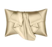 Virelle Natural Pure Silk Pillowcase for Hair and Skin with Hidden Zipper, Ultra Smooth and Soft Breathable Cooling Silk Pillow case, Gifts for Women Men, 50 x 75 cm 1pc (Taupe)