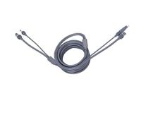 VIRELLO 2-in-1 Starlink Mini Cable, 16.4ft Ethernet and Power Cord with USB-C, 10A 1Gbps Data, Weatherproof for Outdoor Use, Gray