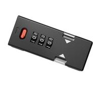 VIRELLO Adjustable Password Bolt Lock 90 Degree, Glow-in-the-Dark Door Security Latch for Sliding Glass Balcony Patio Doors, Easy Set Code