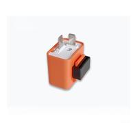 VIRELLO Adjustable Turn Signal Relay 12V for Motorcycle LED Flasher - Waterproof Electronic Blinker Indicator Fix Fast for flash 2-Pin Orange