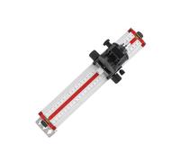 VIRELLO Aluminum Alloy Leveling Wall, Adjustable Wall Mounted Tool with Scale for Construction, Rapid Up-Down Positioning, 30cm/40cm, White